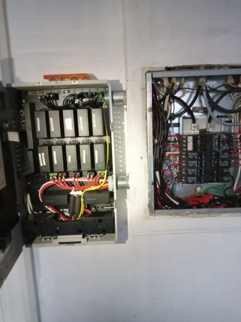 Electrical panel upgrade completed for Security Camera Wiring in Van Buren